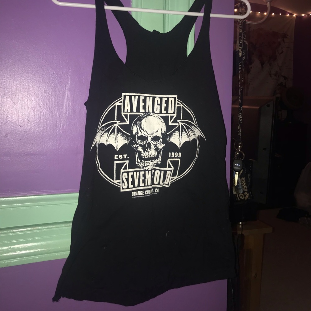 Avenged Sevenfold women’s band tank top